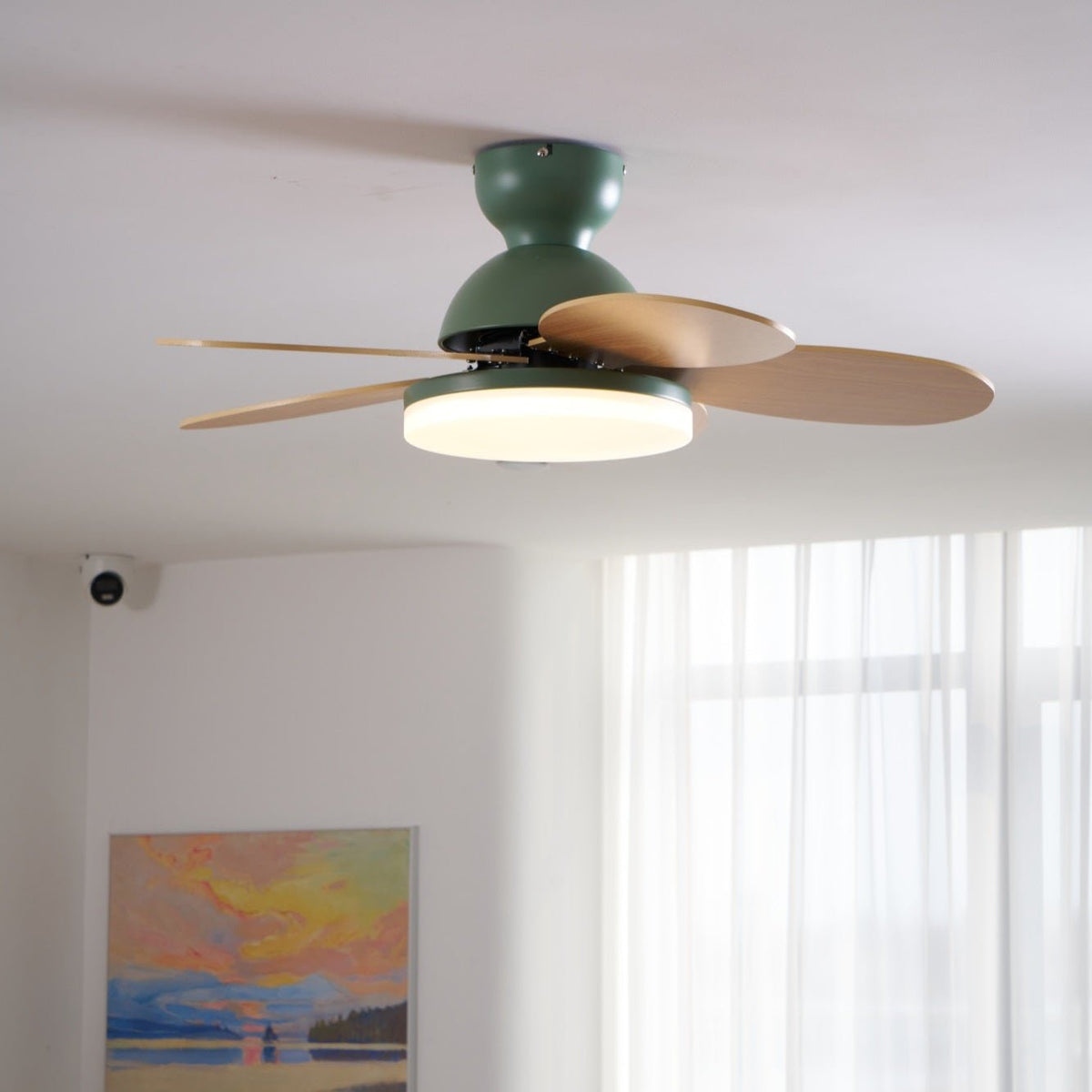 Plafonnier Ventilateur Liora Coloré