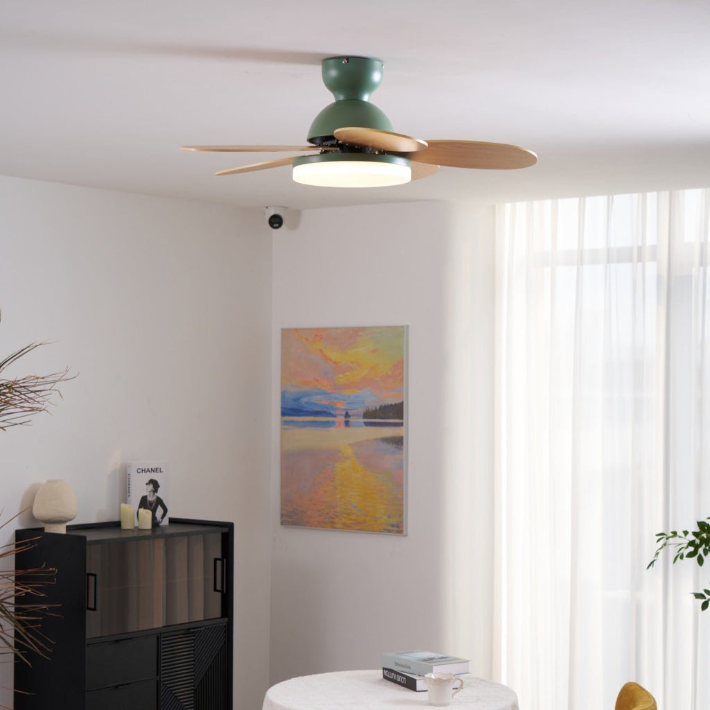 Plafonnier Ventilateur Liora Coloré