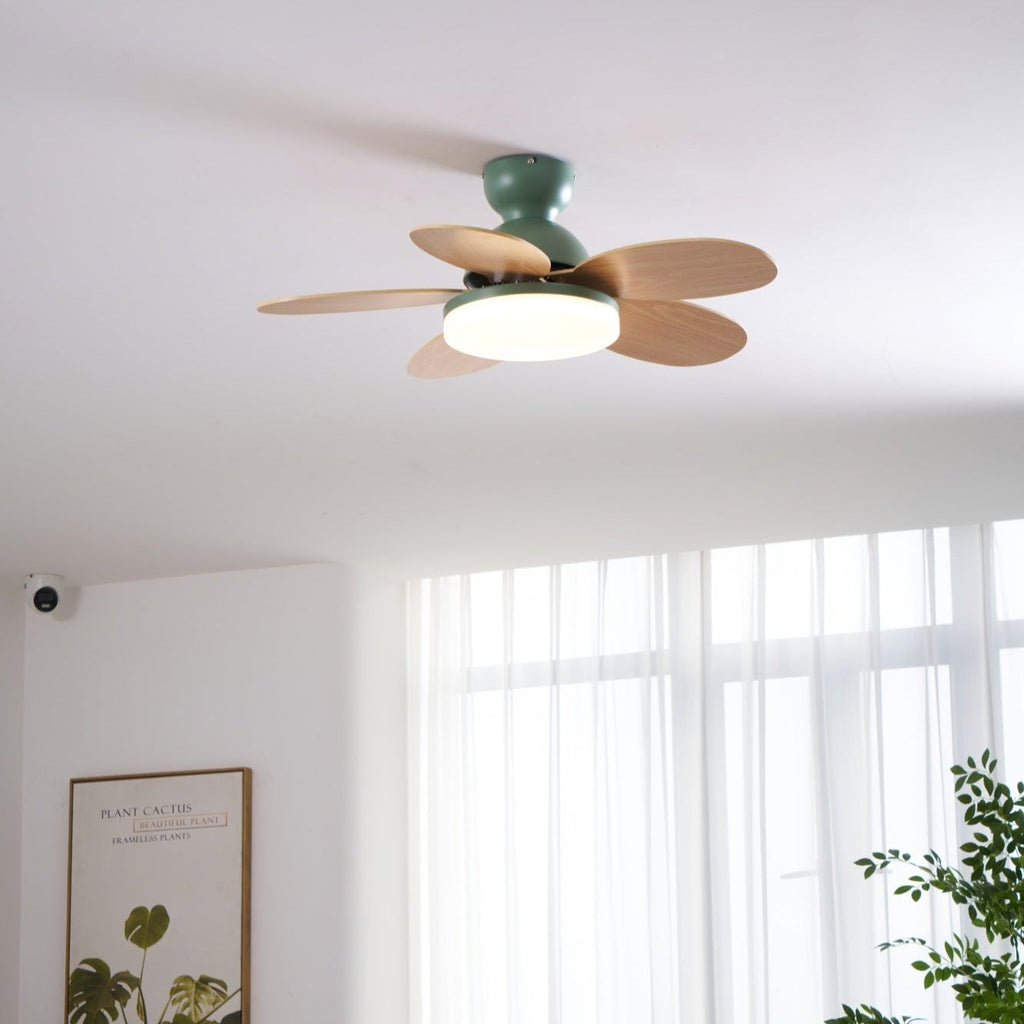 Plafonnier Ventilateur Liora Coloré