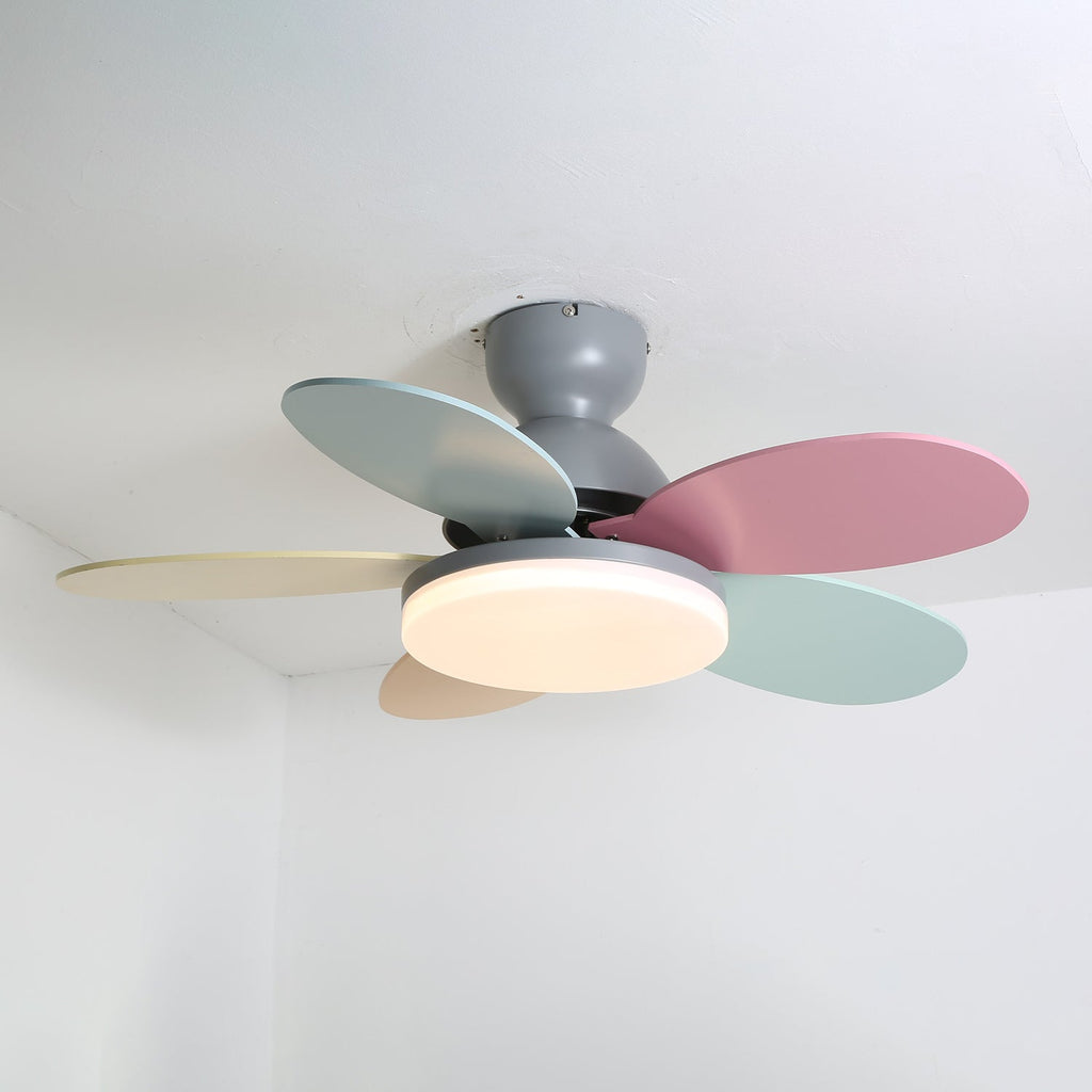 Plafonnier Ventilateur Liora Coloré
