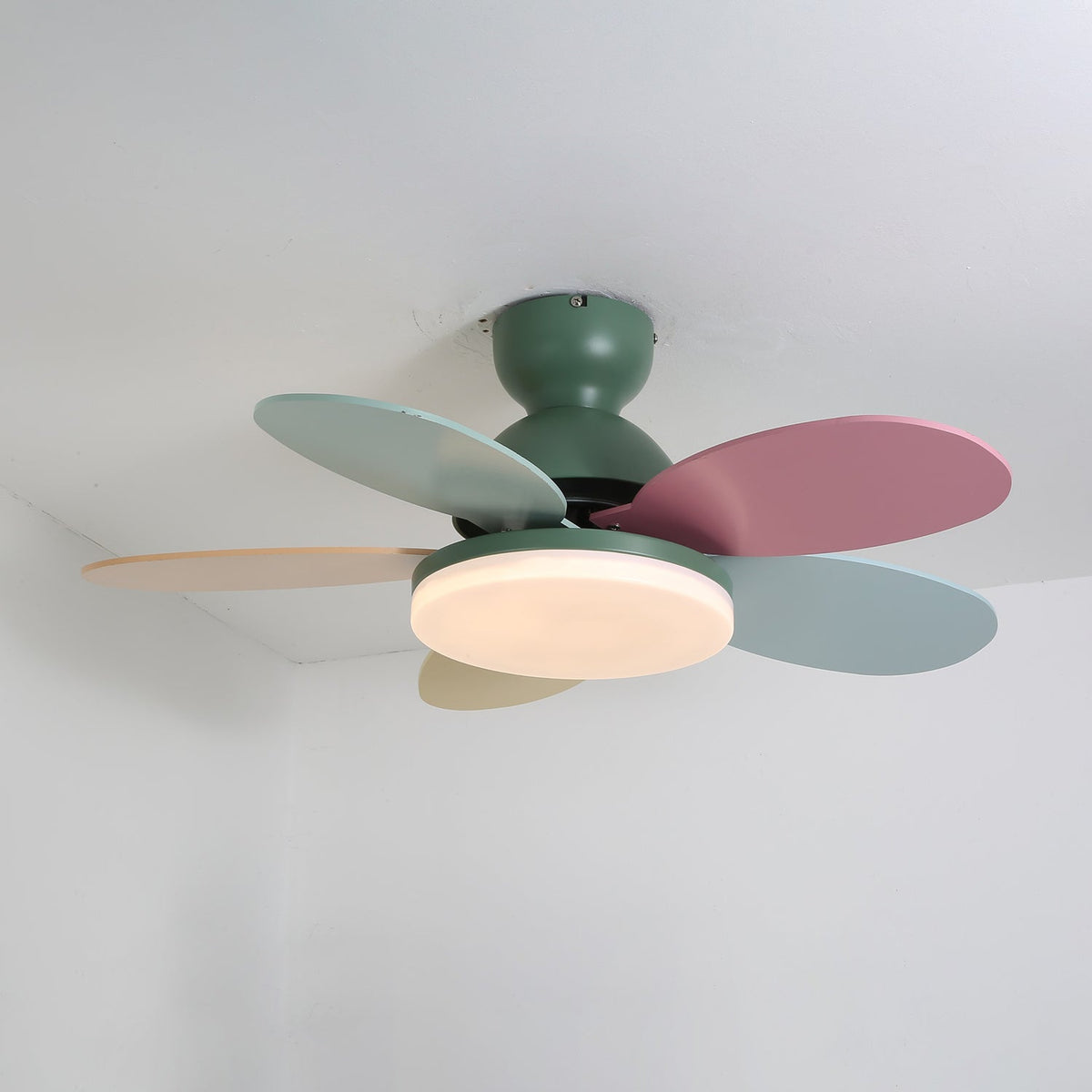 Plafonnier Ventilateur Liora Coloré