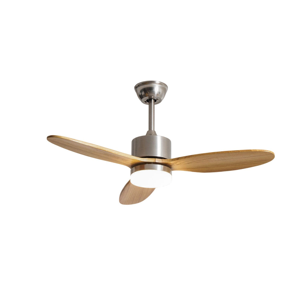 Plafonnier Ventilateur HushGlow en Bois