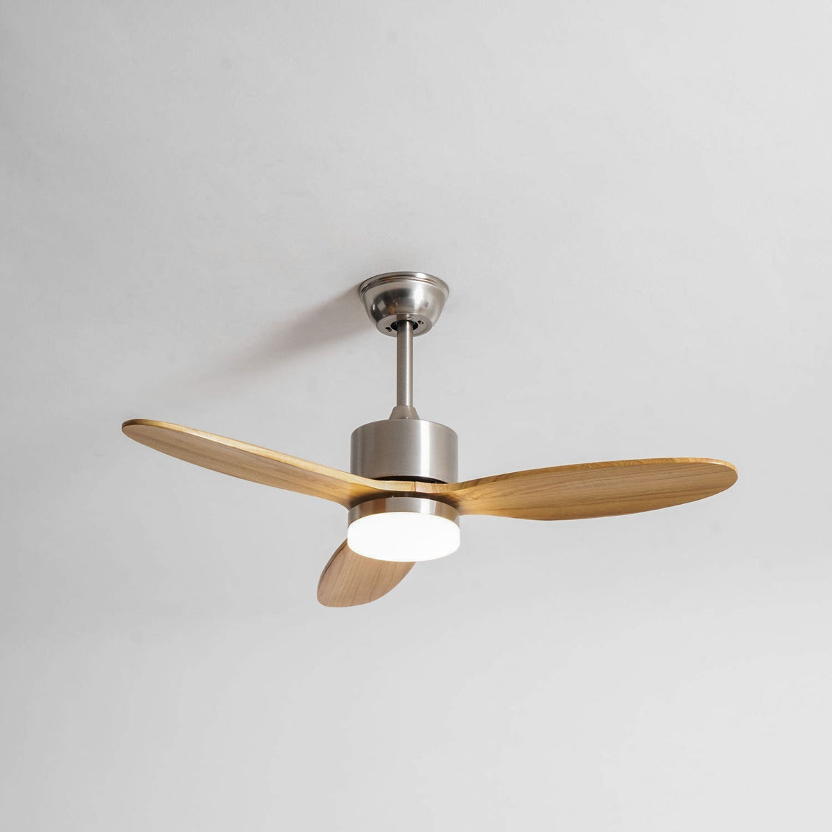 Plafonnier Ventilateur HushGlow en Bois