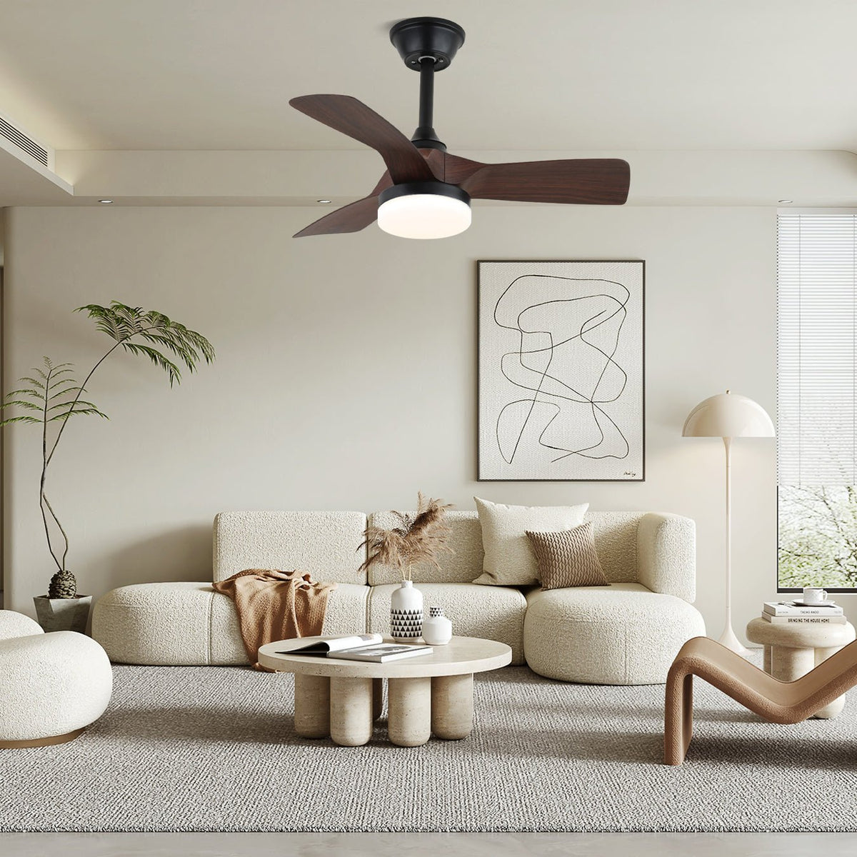 Plafonnier Ventilateur Orlen Minimaliste