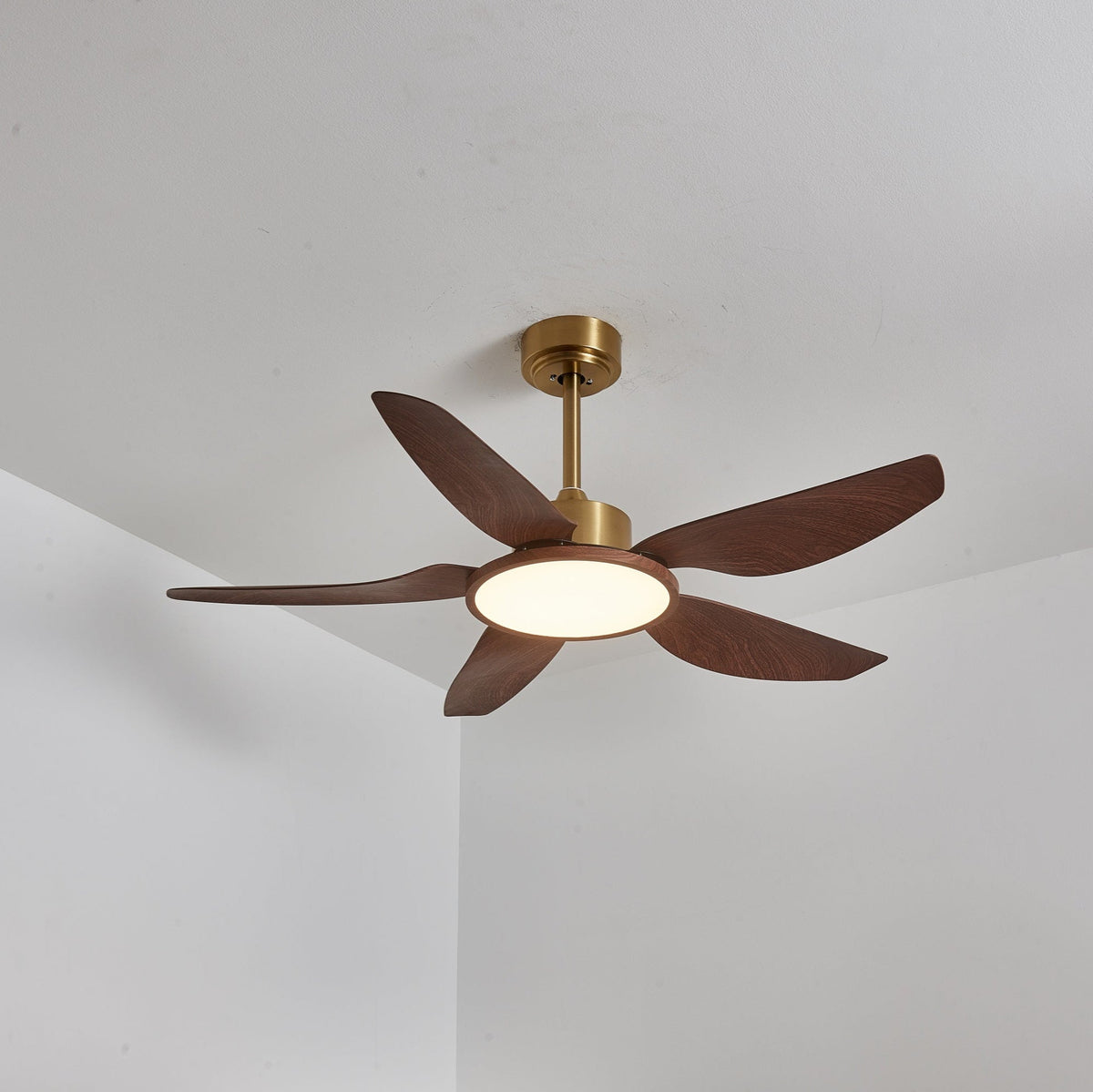 Plafonnier Ventilateur Aurelia Effet Bois