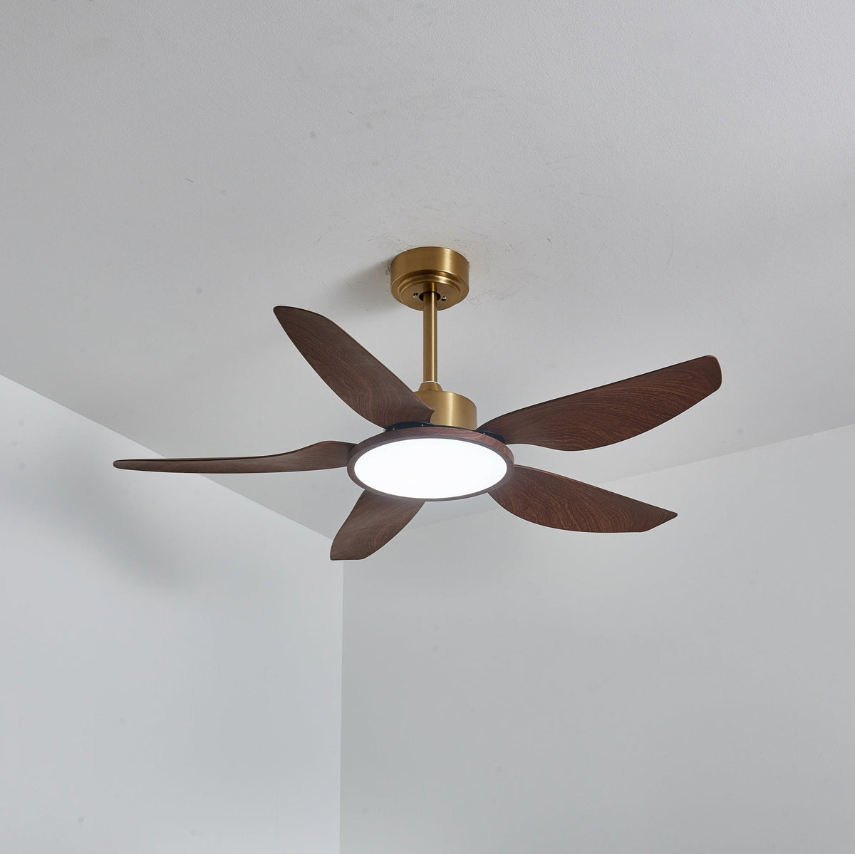 Plafonnier Ventilateur Aurelia Effet Bois