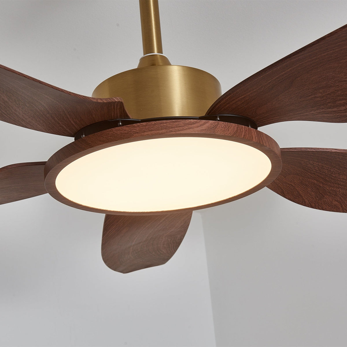 Plafonnier Ventilateur Aurelia Effet Bois
