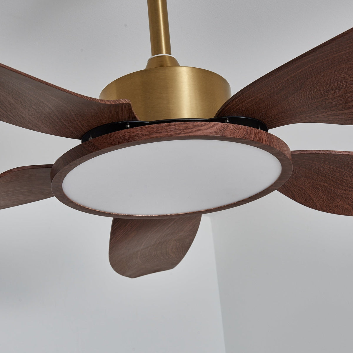 Plafonnier Ventilateur Aurelia Effet Bois
