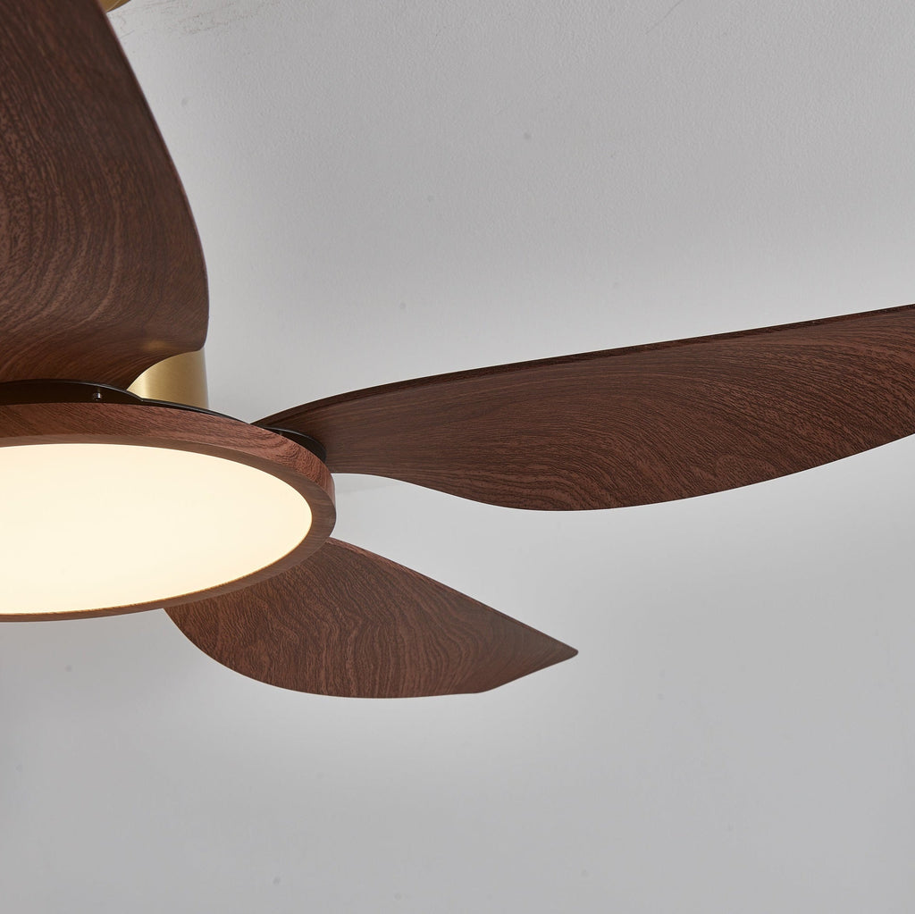 Plafonnier Ventilateur Aurelia Effet Bois