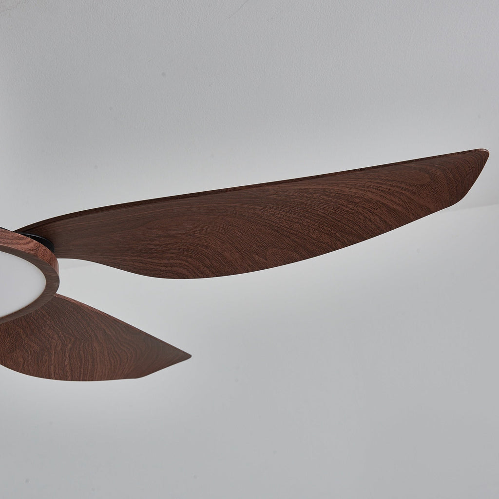 Plafonnier Ventilateur Aurelia Effet Bois