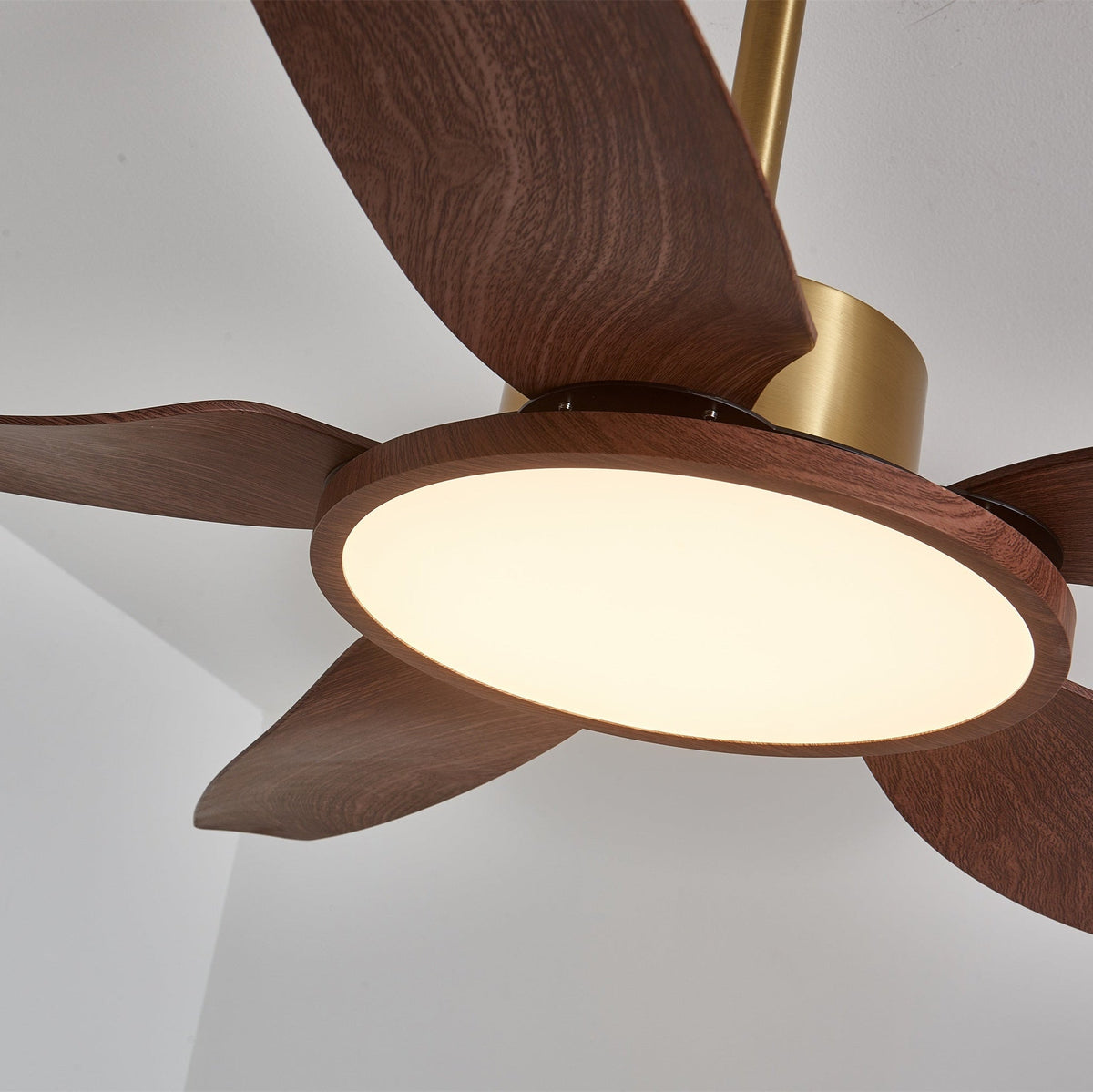 Plafonnier Ventilateur Aurelia Effet Bois