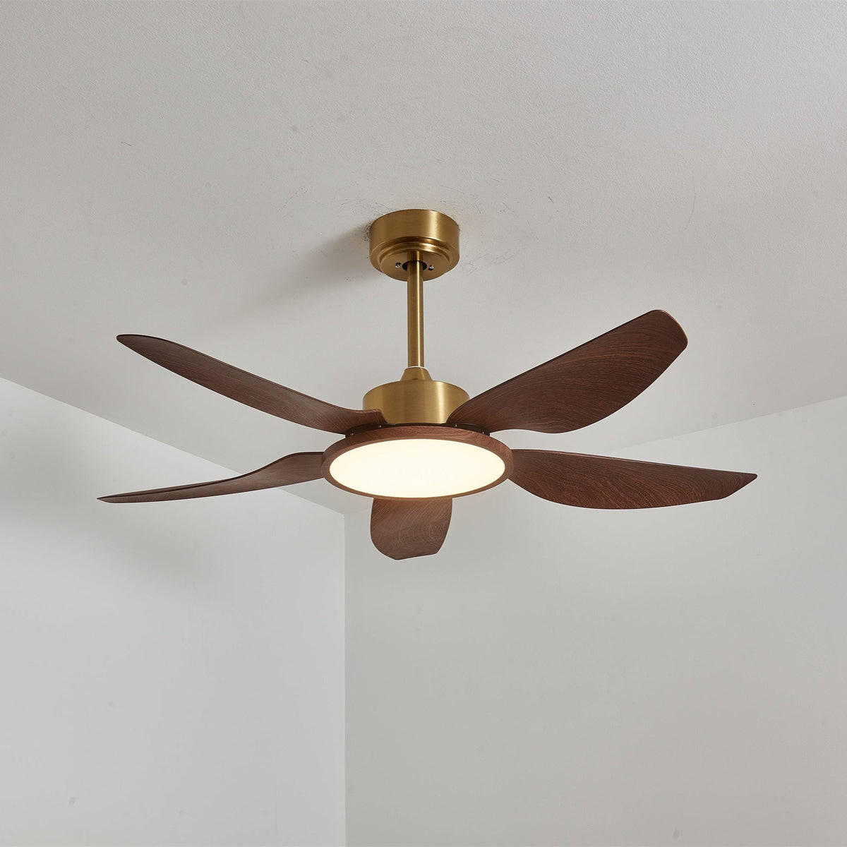 Plafonnier Ventilateur Aurelia Effet Bois