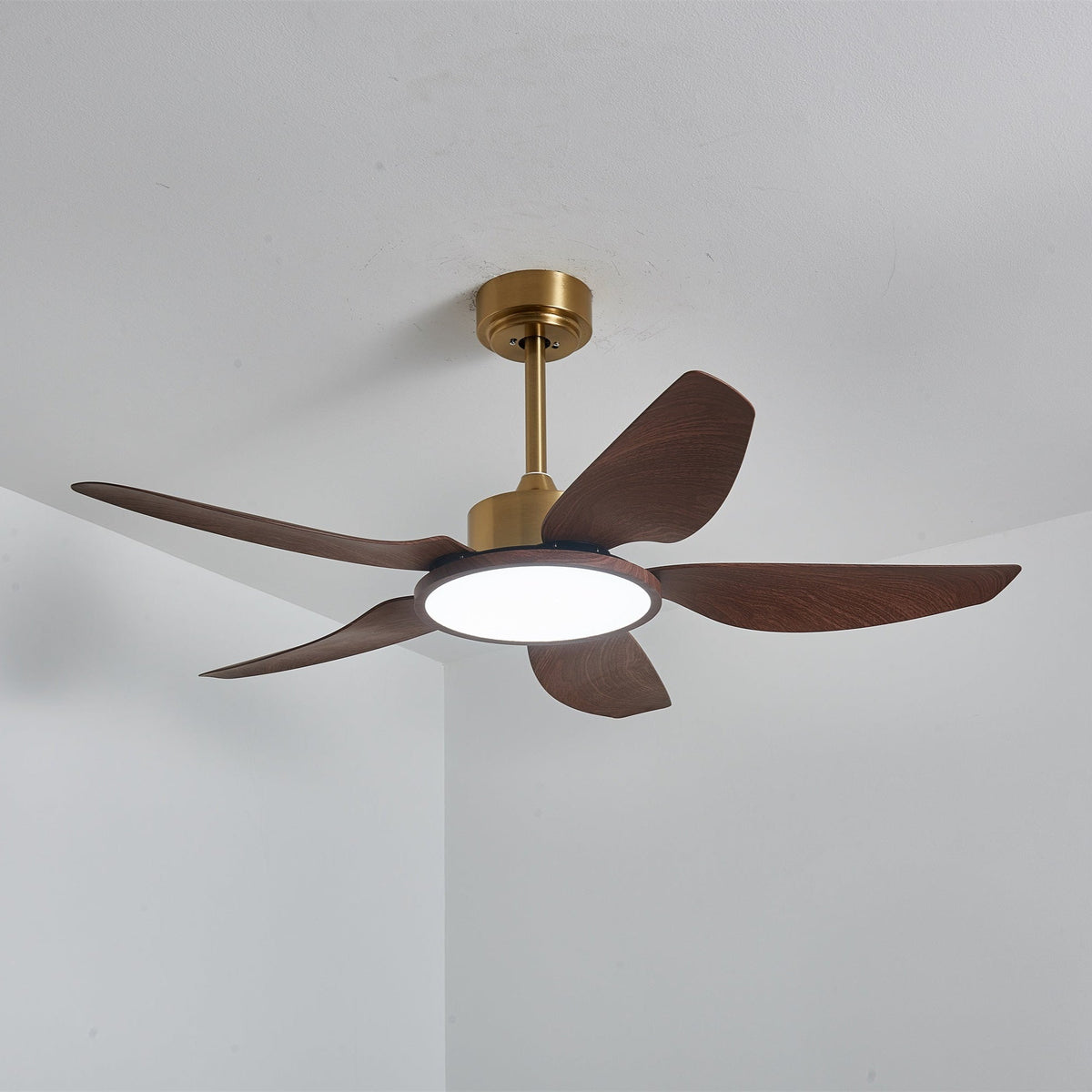 Plafonnier Ventilateur Aurelia Effet Bois