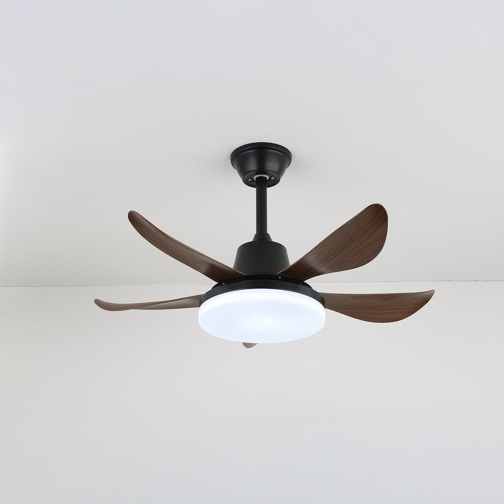 Plafonnier Ventilateur Callen en Bois