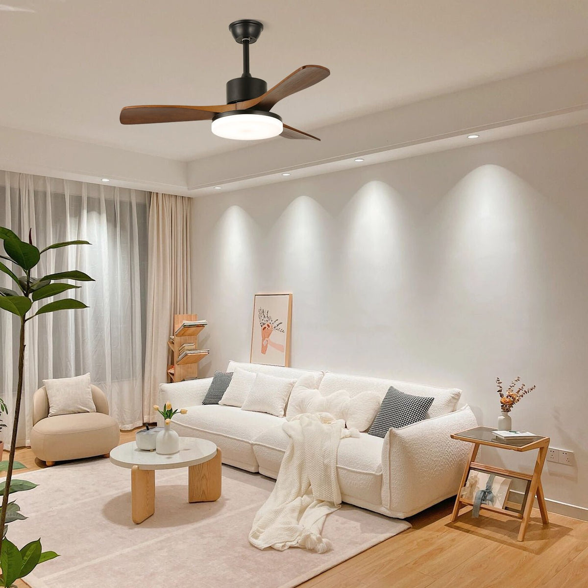 Plafonnier Ventilateur Darian Minimaliste