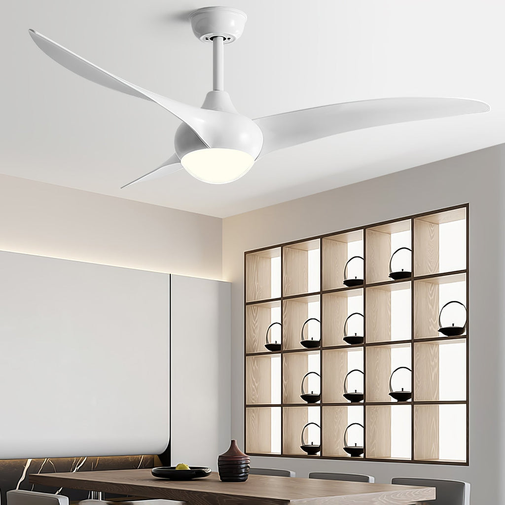 Plafonnier Ventilateur Zatheora Naturel