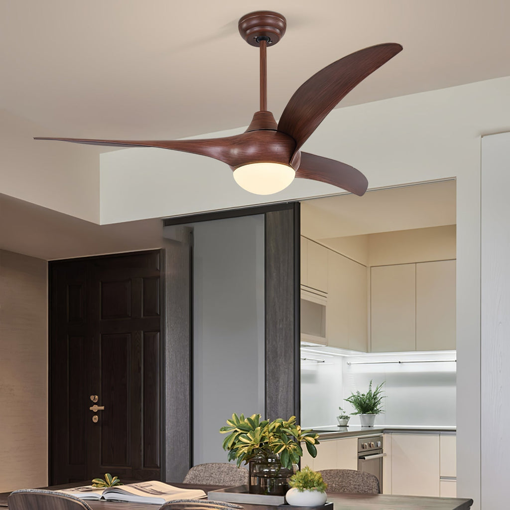 Plafonnier Ventilateur Zatheora Naturel