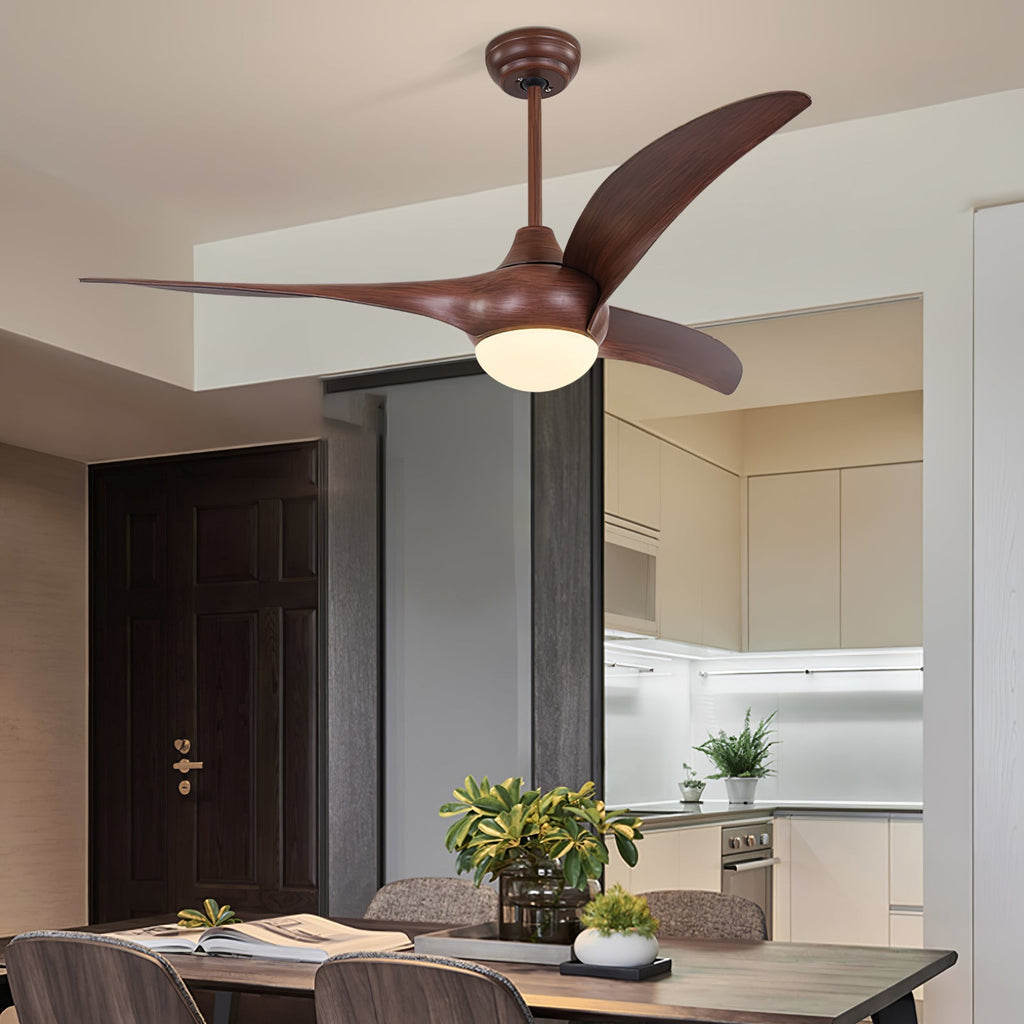 Plafonnier Ventilateur Zatheora Naturel