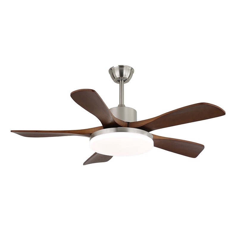Plafonnier Ventilateur Elara Laiton & Bois