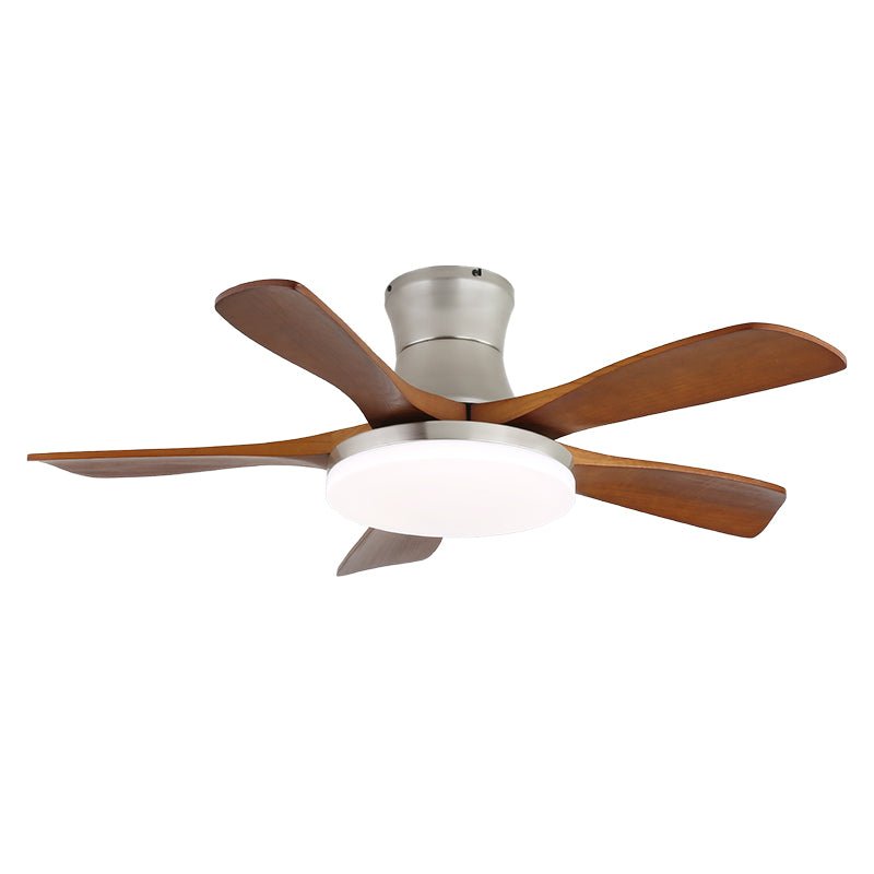 Plafonnier Ventilateur Elara Laiton & Bois