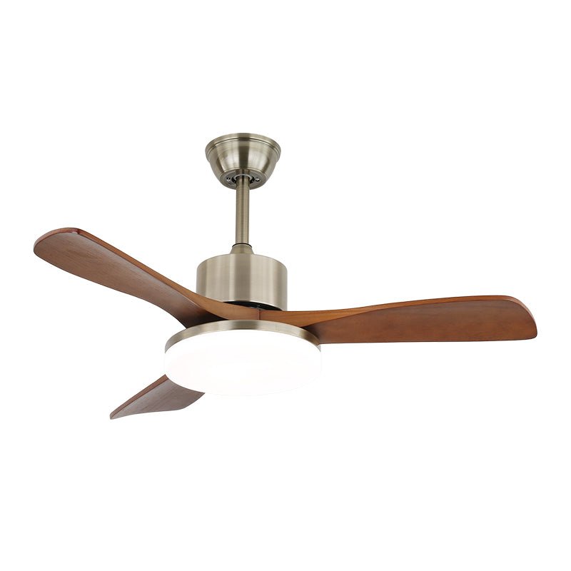 Plafonnier Ventilateur Elara Laiton & Bois