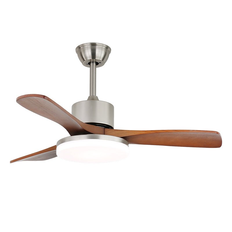 Plafonnier Ventilateur Elara Laiton & Bois
