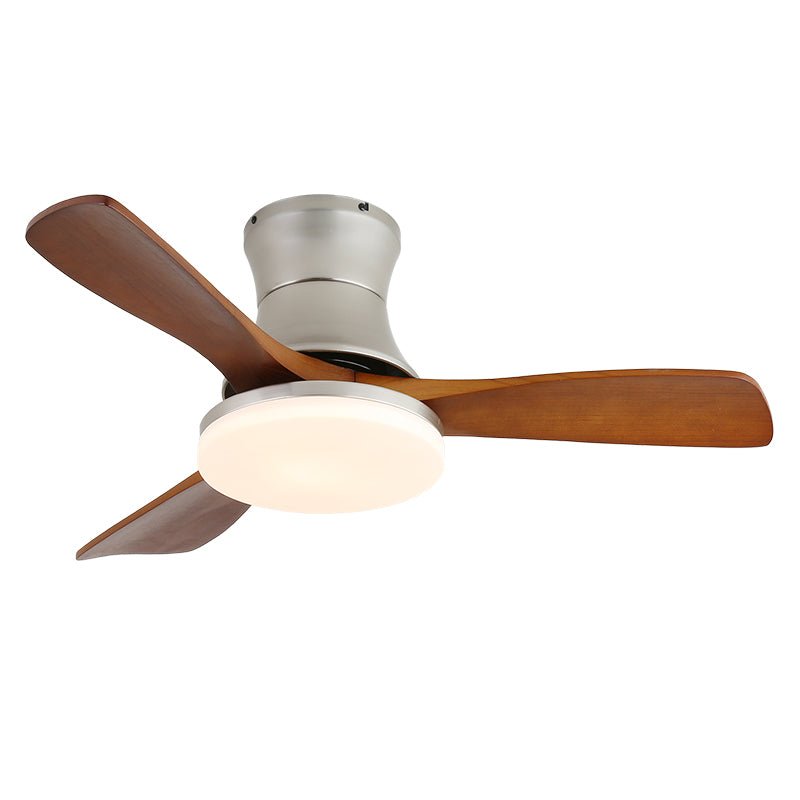 Plafonnier Ventilateur Elara Laiton & Bois