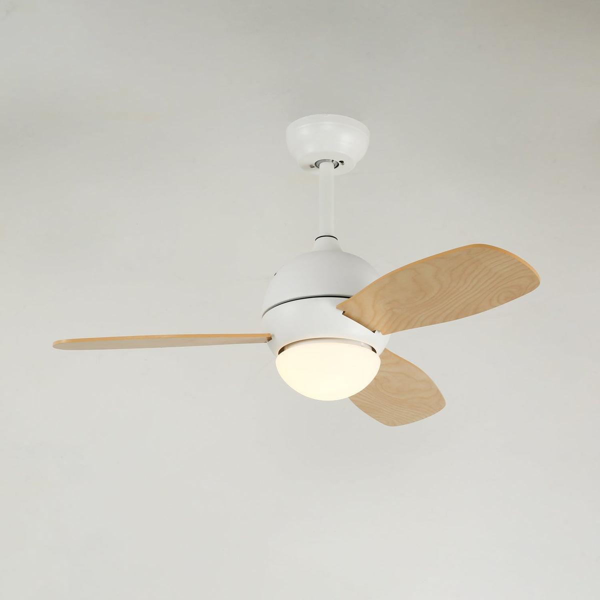Plafonnier Ventilateur Vevo Bois & Blanc