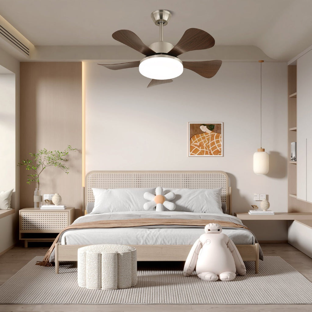 Plafonnier Ventilateur Aveline Nickel