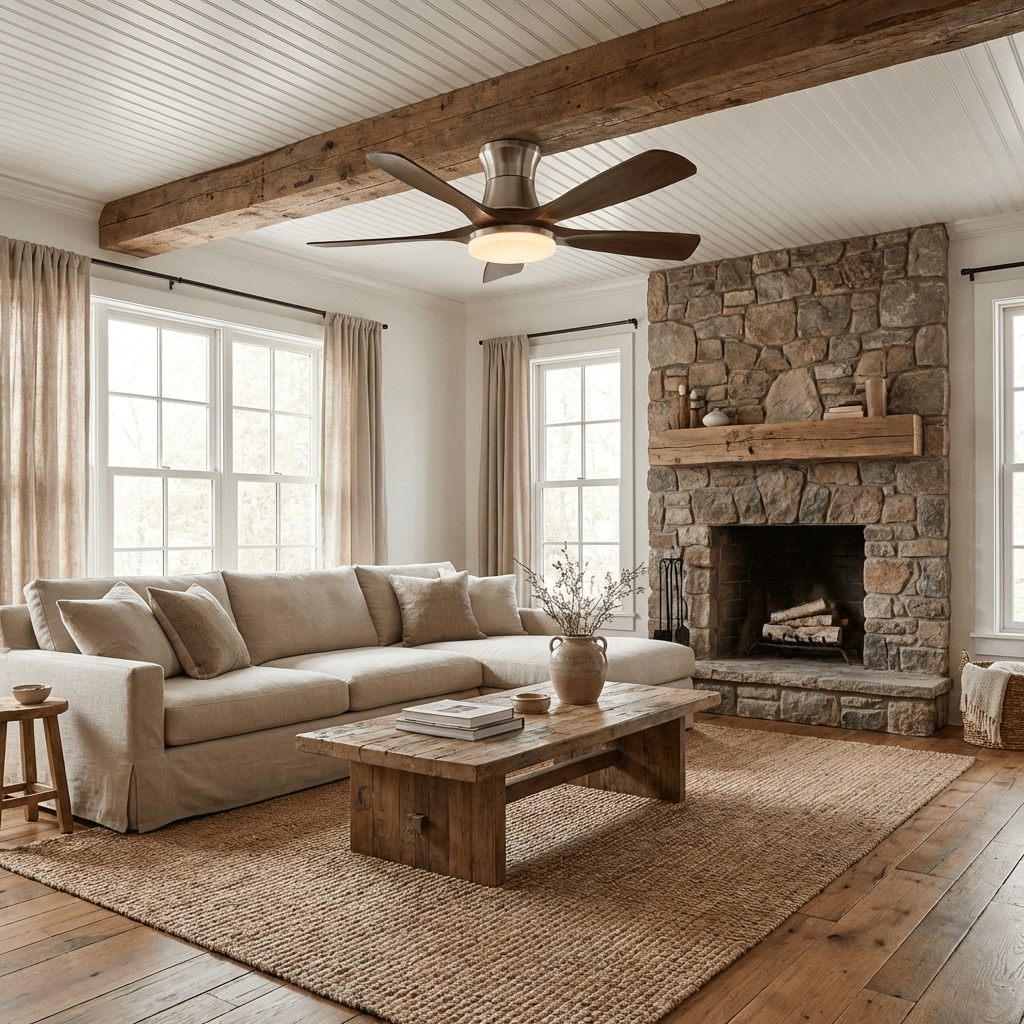 Plafonnier Ventilateur Hudson 5 Pales