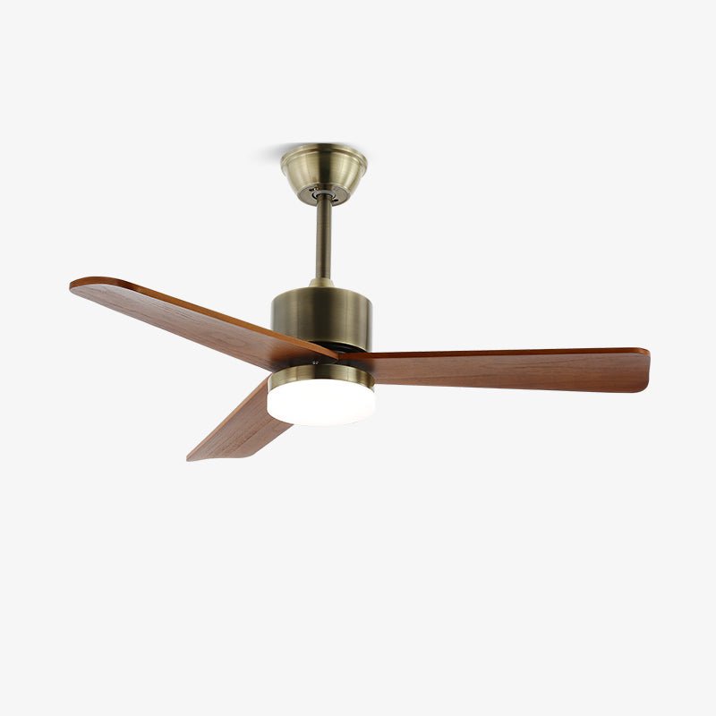 Plafonnier Ventilateur Ventio Bois & Nickel