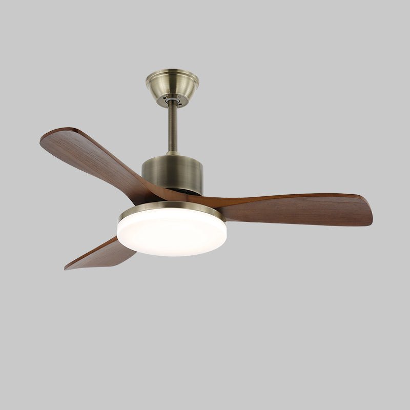 Plafonnier Ventilateur Ventio Bois & Nickel