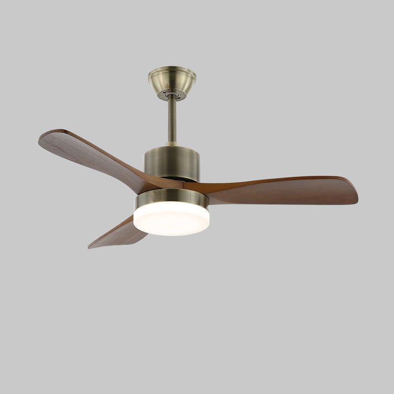 Plafonnier Ventilateur Ventio Bois & Nickel