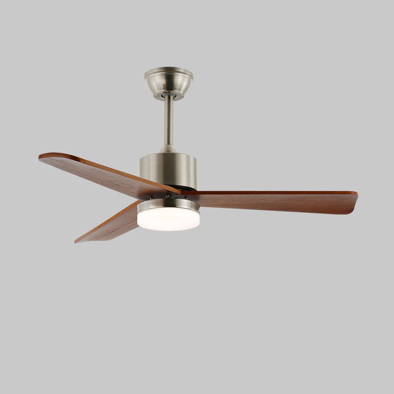 Plafonnier Ventilateur Ventio Bois & Nickel