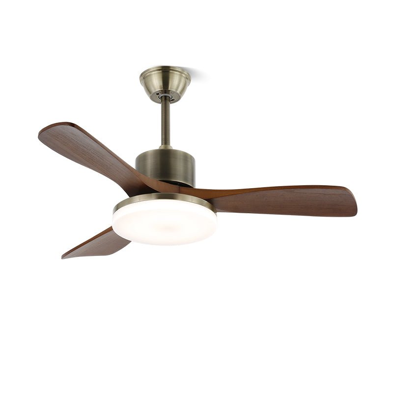 Plafonnier Ventilateur Ventio Bois & Nickel
