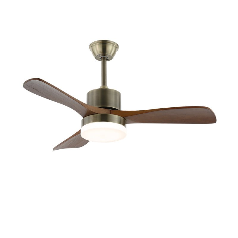 Plafonnier Ventilateur Ventio Bois & Nickel