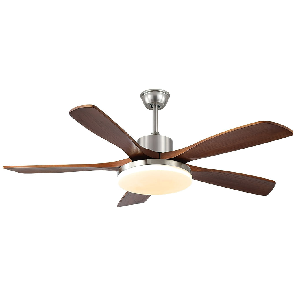 Plafonnier Ventilateur Orvian en Bois