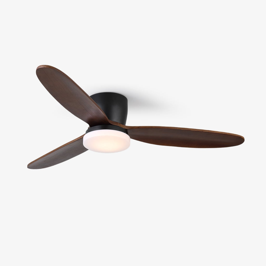 Plafonnier Ventilateur Athyrs en Bois
