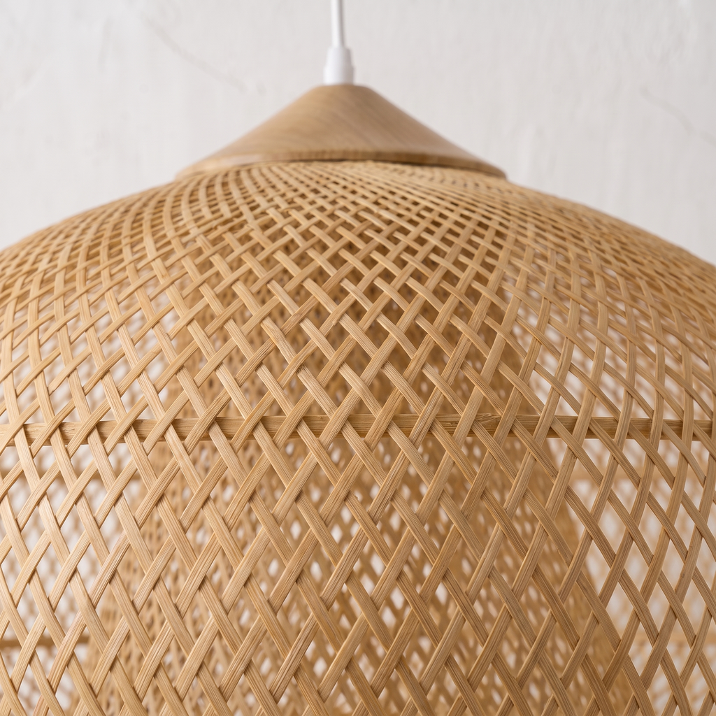 Suspension Galet Bambou