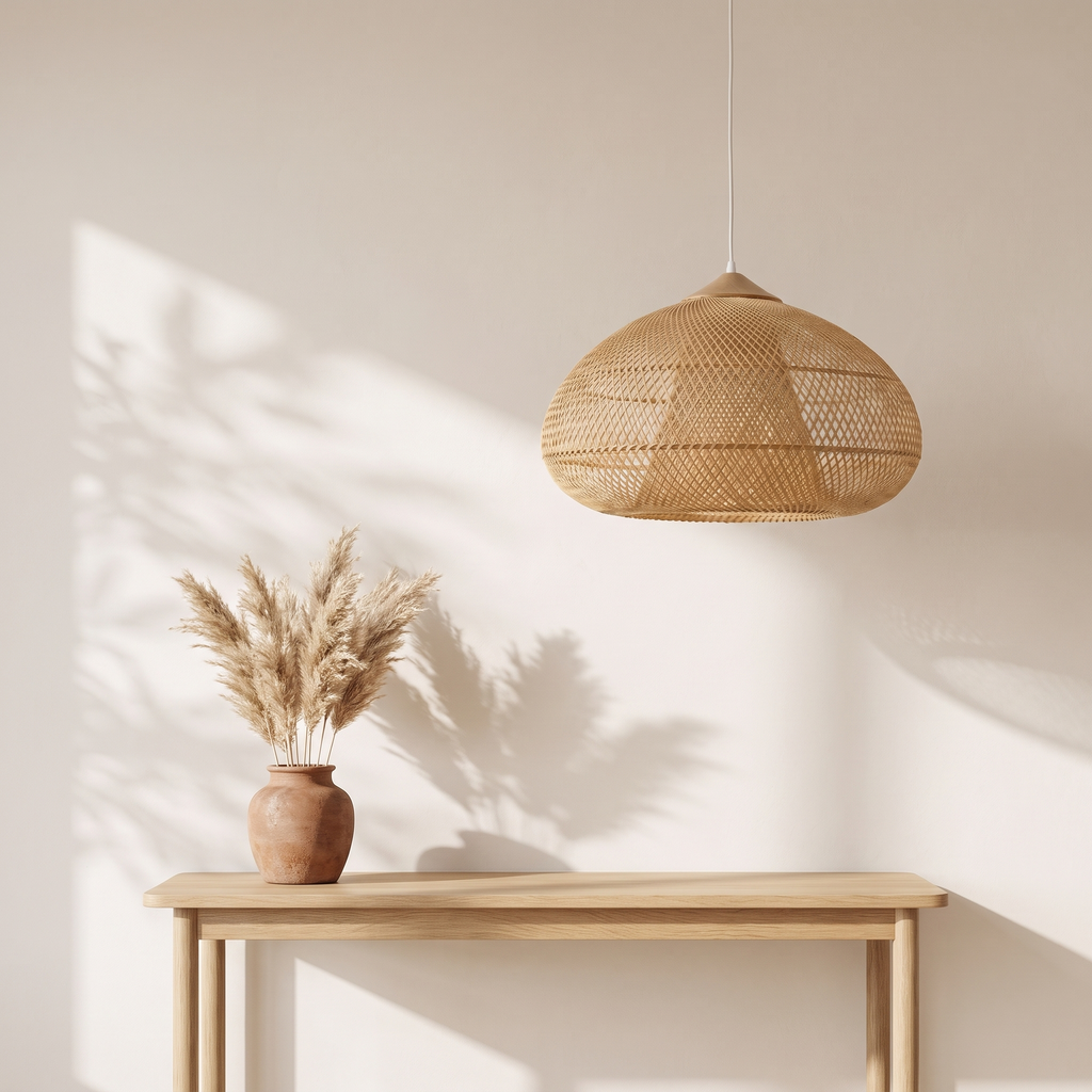 Suspension Galet Bambou