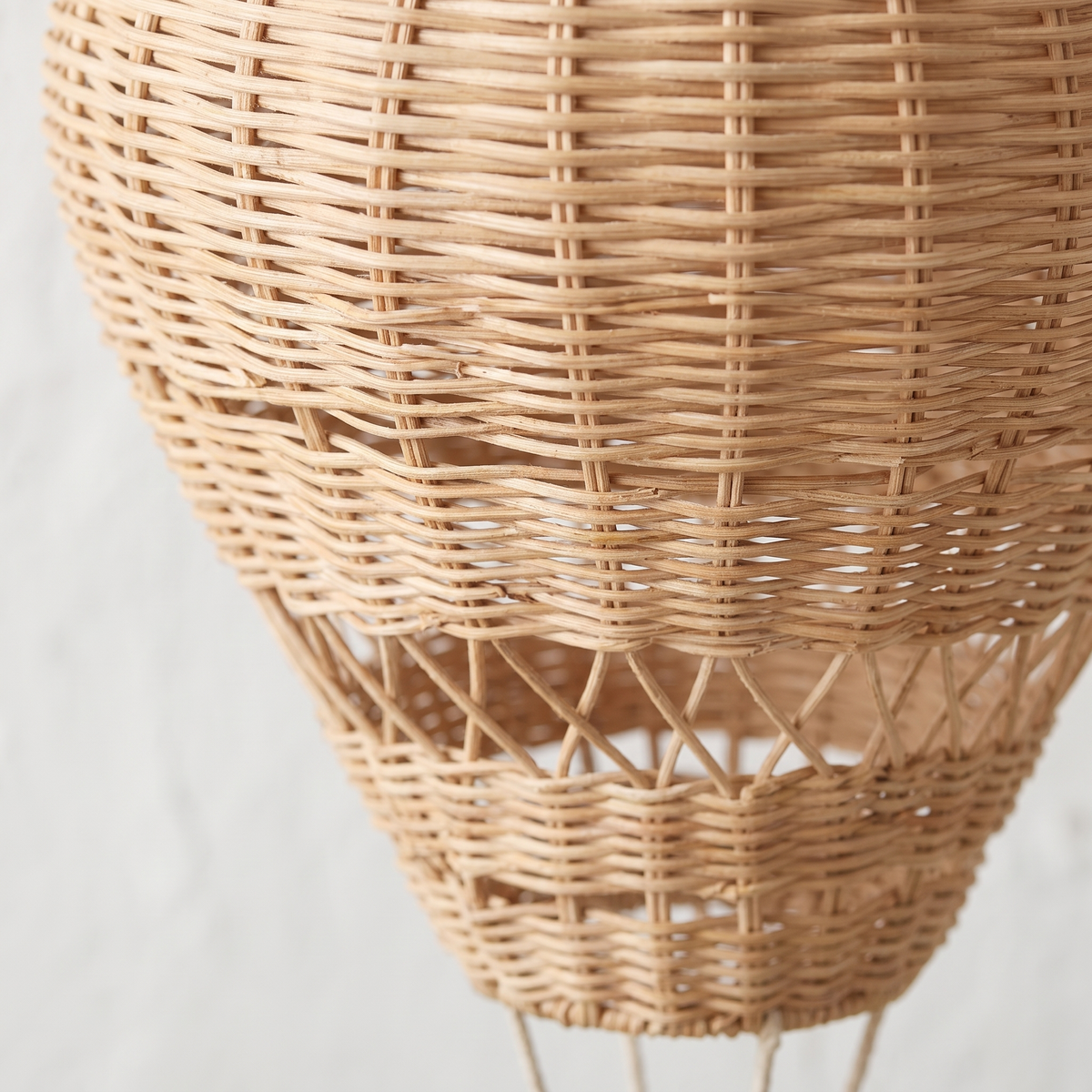 Suspension Montgolfière Chambre Bébé Rotin