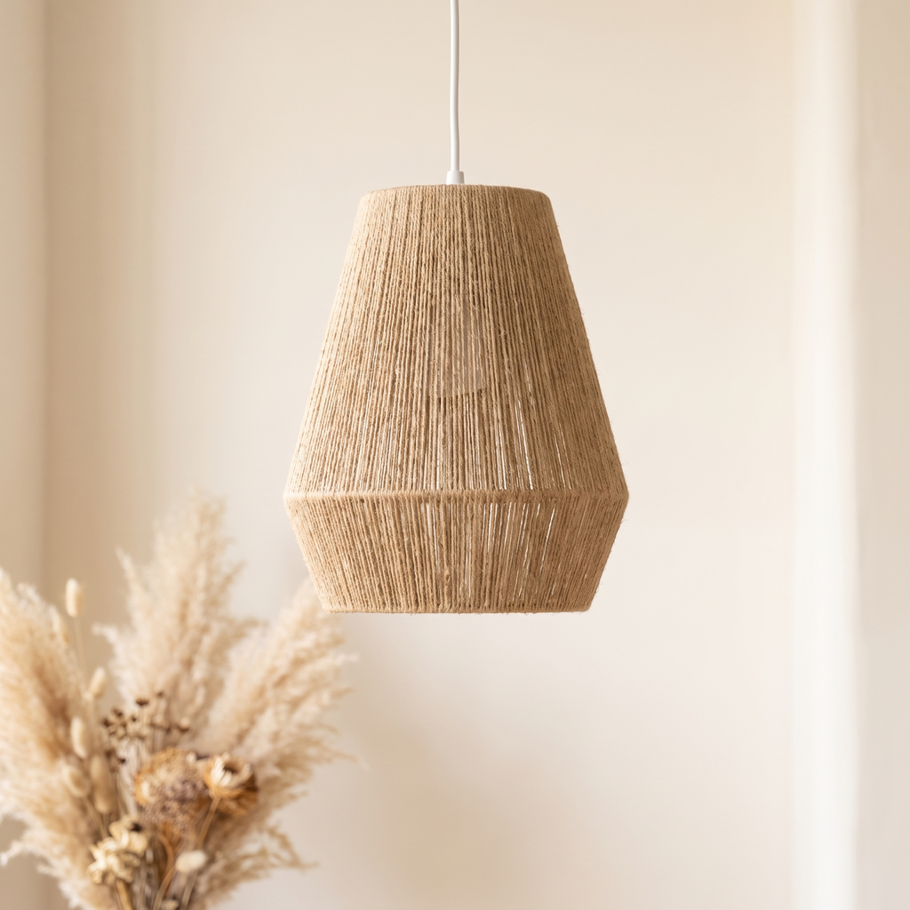 Suspension Petite Cloche Rotin