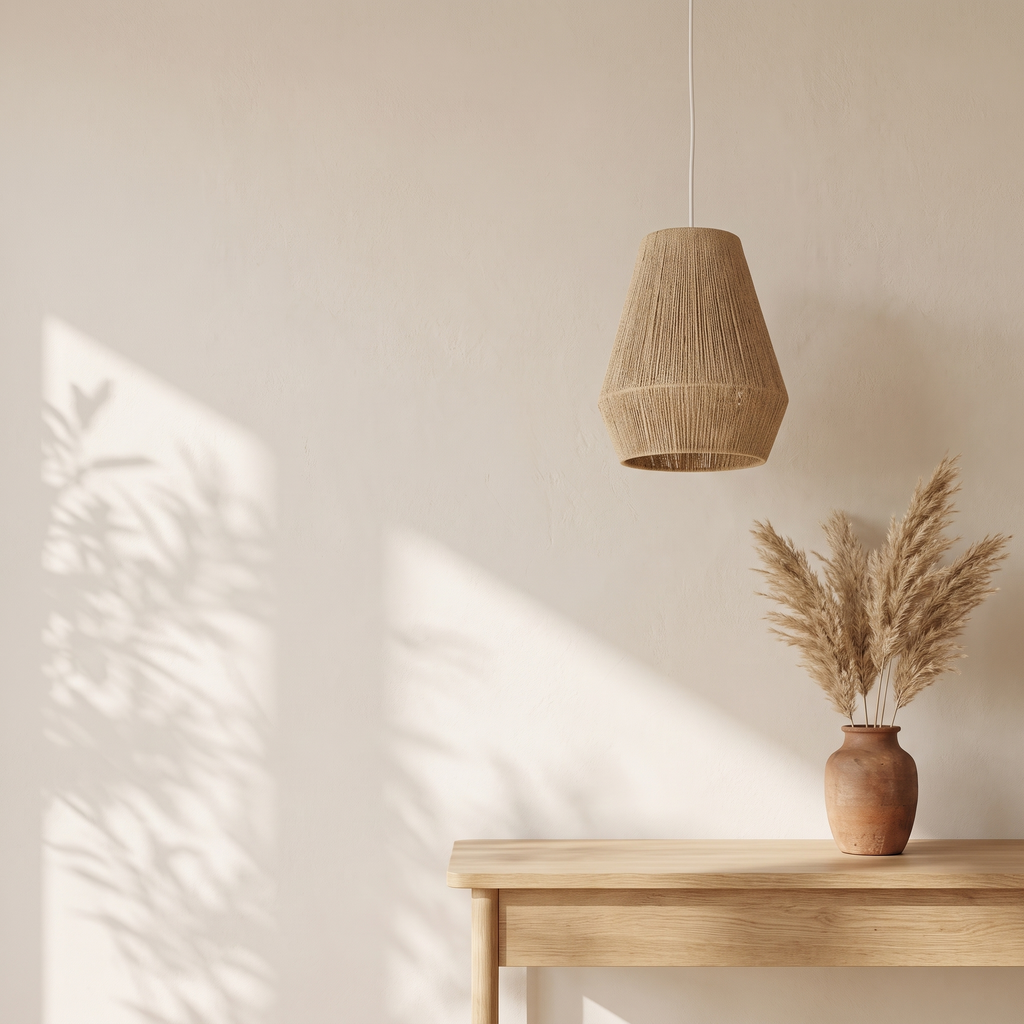 Suspension Petite Cloche Rotin