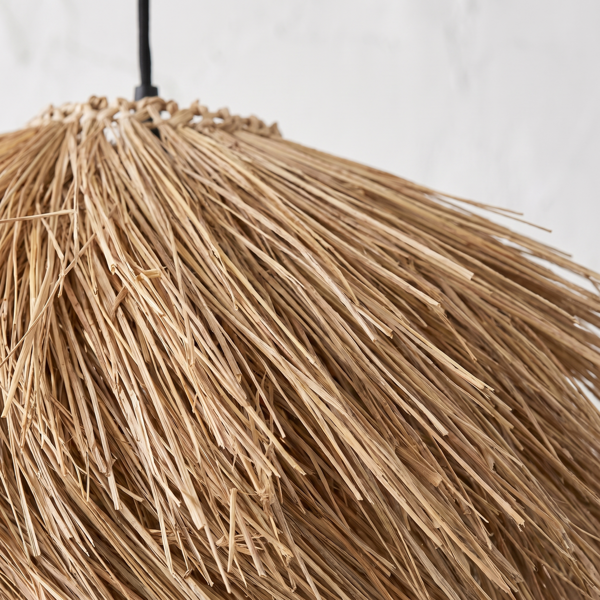 Suspension Paille Rotin