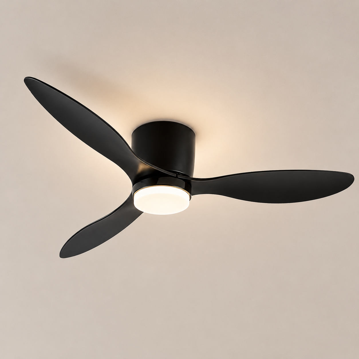 Ventilateur Plafond Led Noir Moderne
