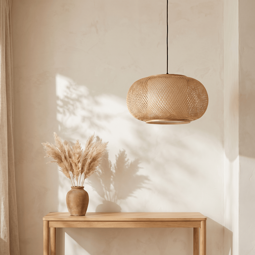 Suspension Tambour Bambou
