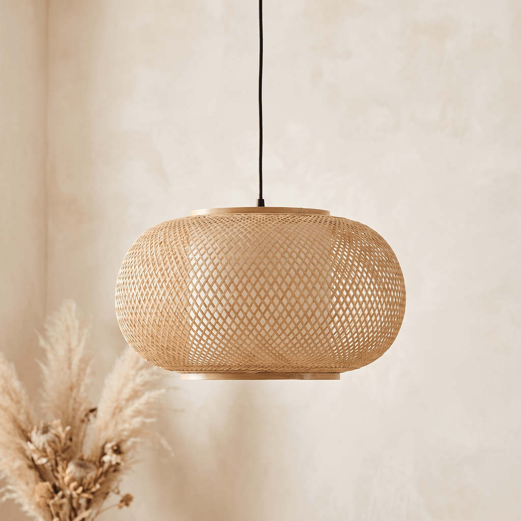 Suspension Tambour Bambou