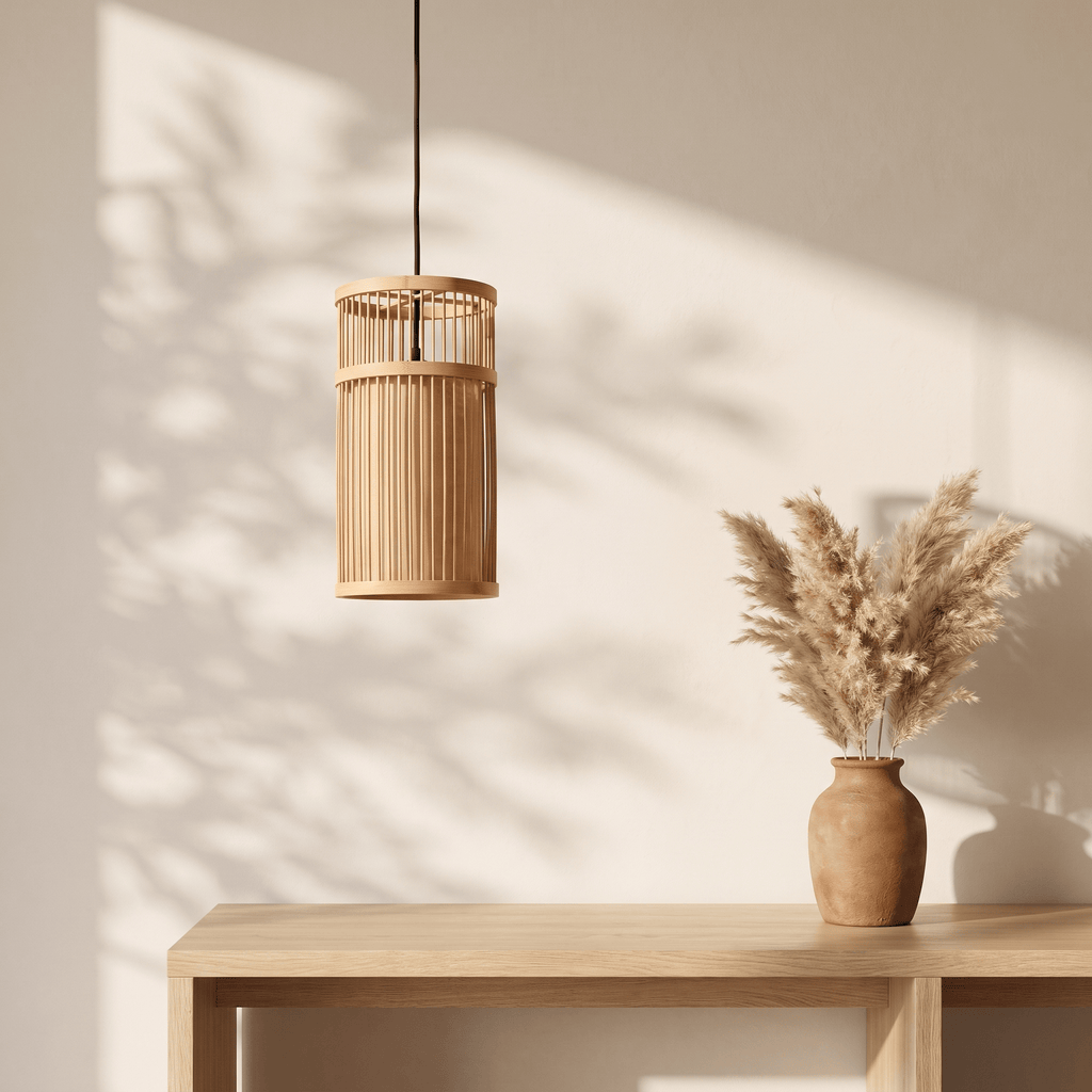 Suspension Lanterne Bambou