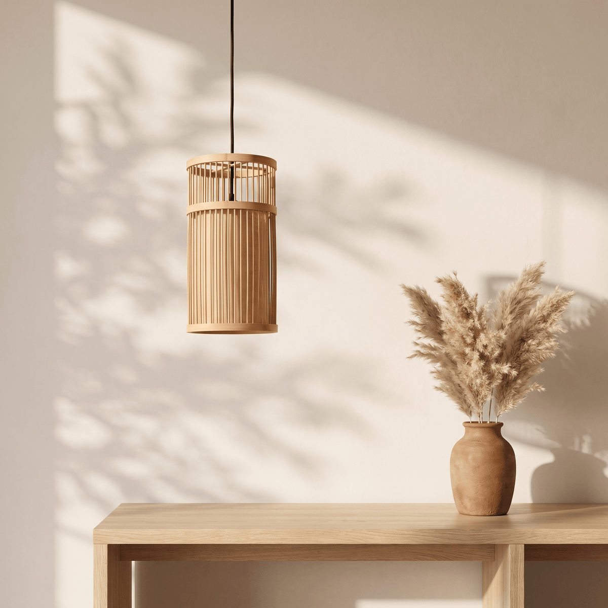 Suspension Lanterne Bambou