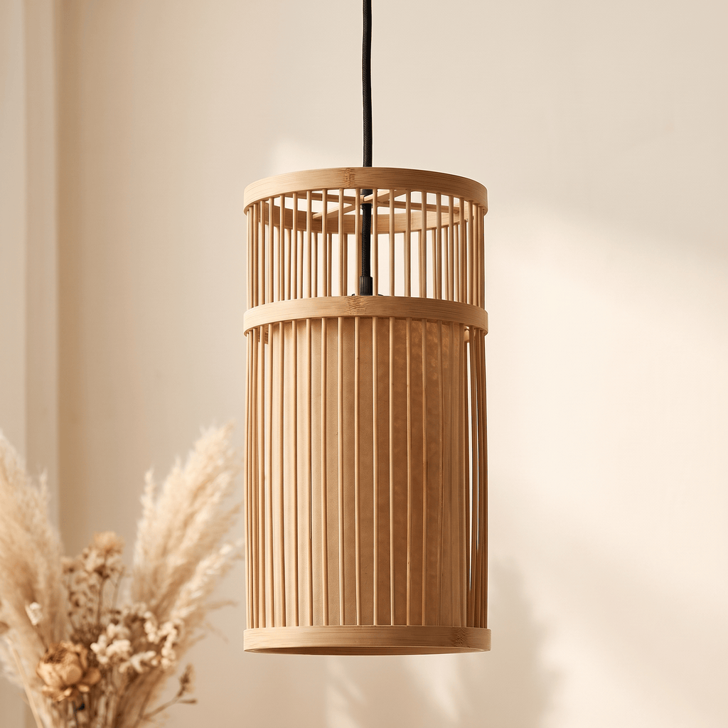 Suspension Lanterne Bambou